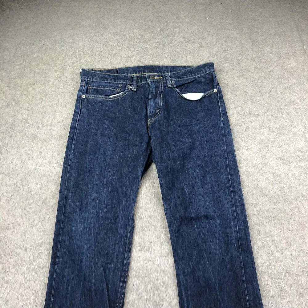 Levis 510 Jeans Mens 34x32 Blue Medium Wash Slim Skinny Denim Pants Casual